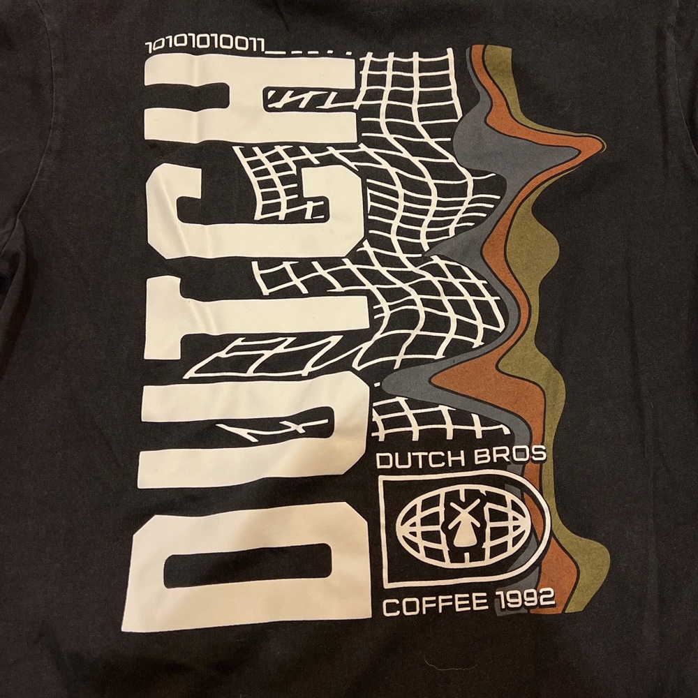 Dutch Bros men’s long sleeve shirt.